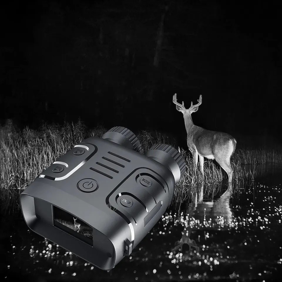 1080P HD Digital Night Vision Binoculars Device 850nm Infrared 5X Zoom ...