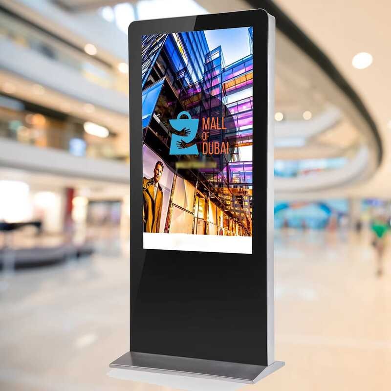 O 43 49 55 65 Inch Led Digital Signage And Displays Poster Lcd 4K ...