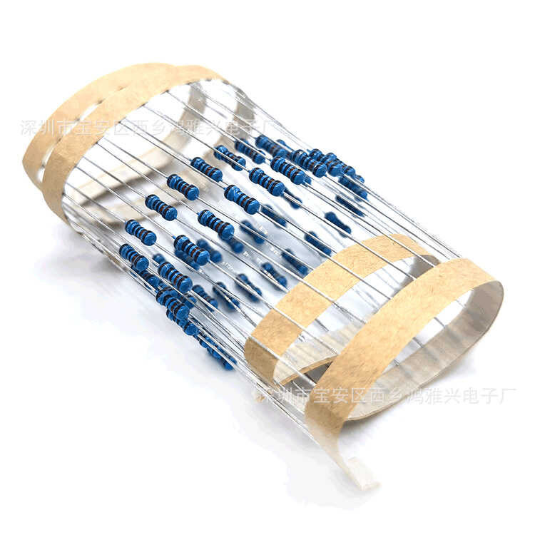 1/4W metal film resistor 1% five color ring precision resistor 10K ...