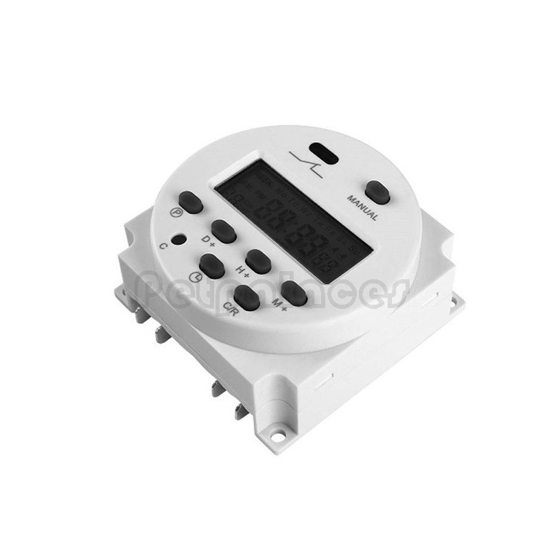 220v Digital Time Switch CN101A LCD Display Power Programmable Timer ...
