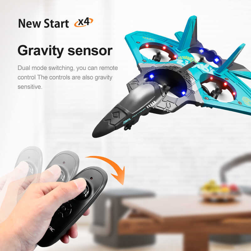 B7 RC Dron Plane 6Ch EPP Foam 2.4G Toys Remote Control V17 Fighter ...