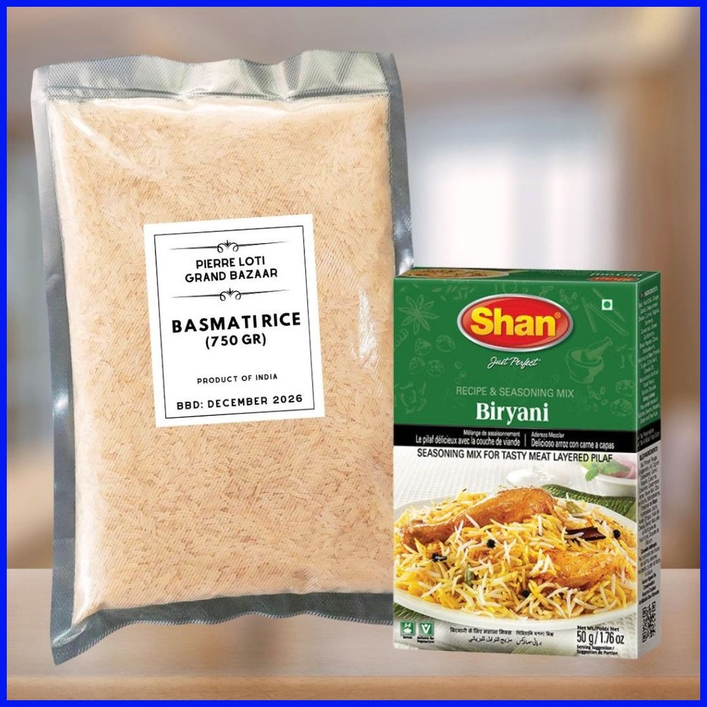۩ BIRYANI SET (750 gr. Basmati Rice & Biryani seasoning mix) | Shopee ...