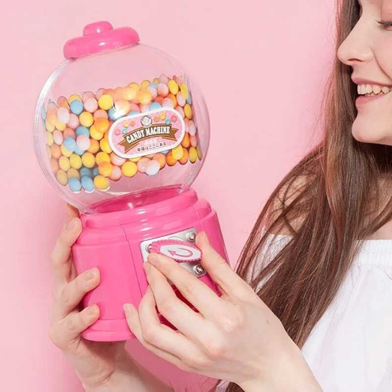 Piggy Hine Bank Coin Sorter Money Box Pink Original Candy Dispenser ...