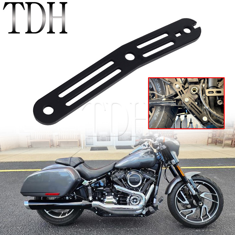 XMT-MOTO Saddlebag Conversion Brackets Kit For Harley Davidson Softail 1986-2013 (Except Slim & Deuce) - Chrome/Black