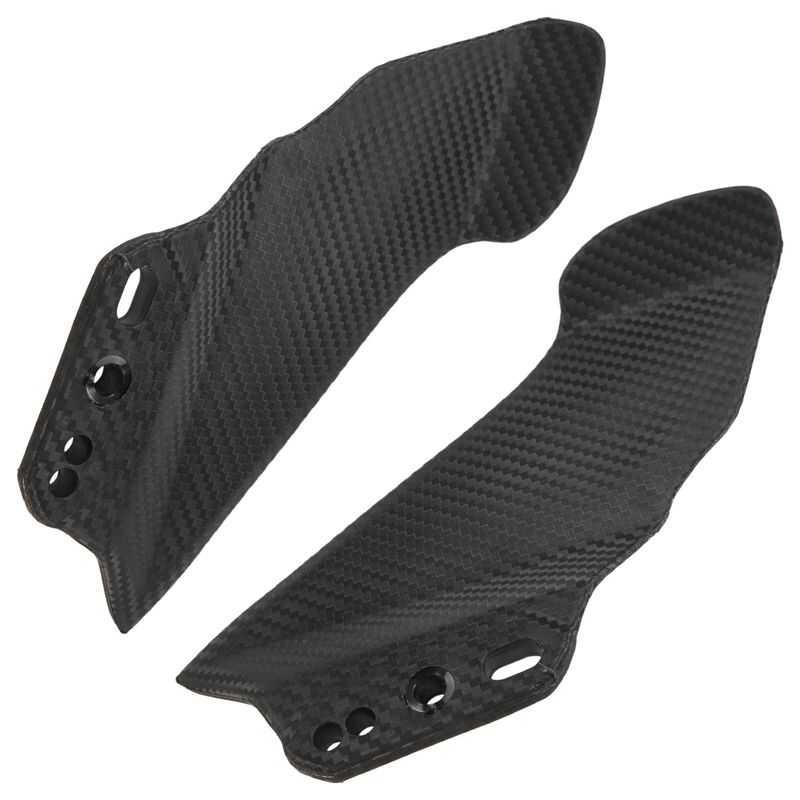 Front Motorcycle Aerodynamic Winglets Carbon Fiber Windshield Fairing ...