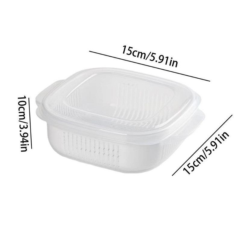Split-Design Rice Container with Heat-Resistant Handles, Frozen Heated ...