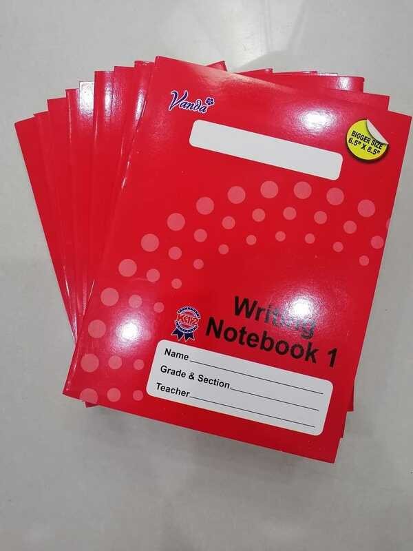 VANDA K12 Prep Writing Notebook BIGGER SIZE 6.5x8.5
