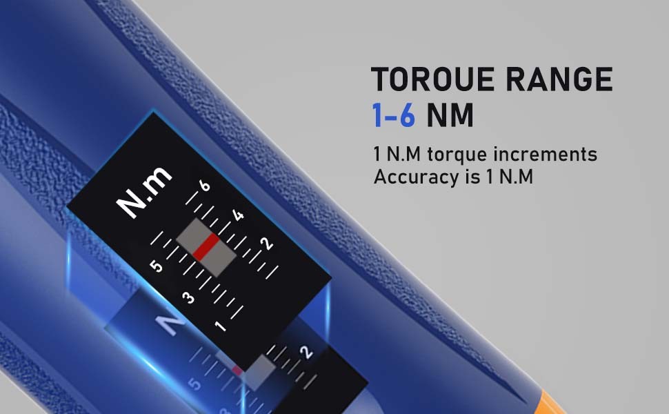 Precision Torque screwdriver Set1-6 N.M Torque Range 1N.M Increment ...