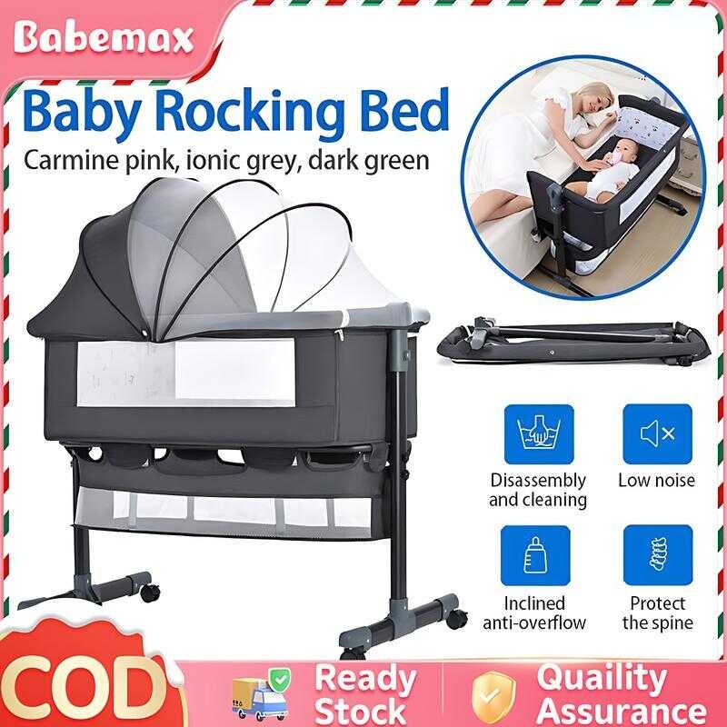 Available Crib For Baby Rocker Bassinet Bed Liftable With Mosquito Net ...