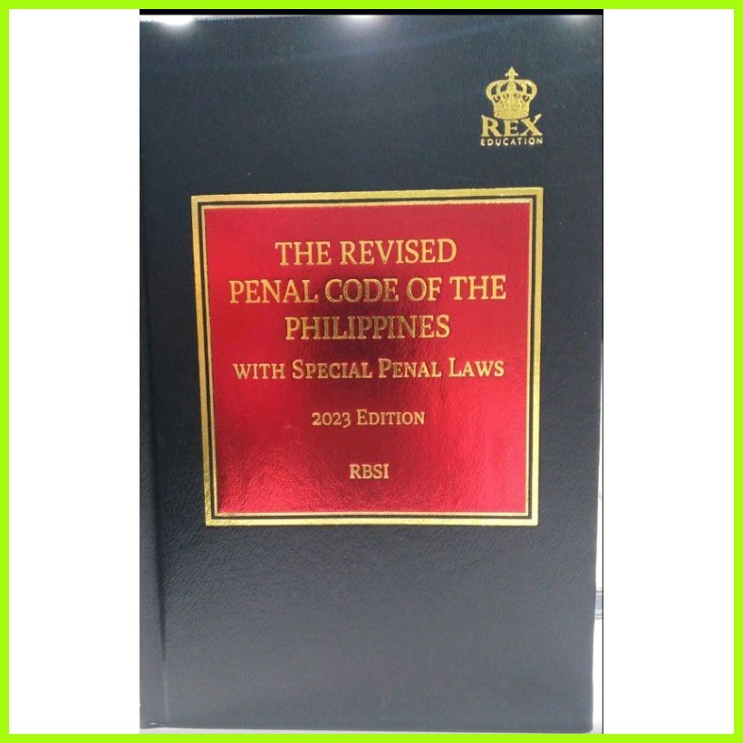 ♟ CODAL-The Revised Penal Code Of The Philippines 2018/2023 (REX ...