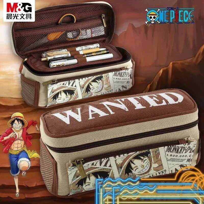 Piece One Anime Peripheral Stationery Box Luffy Cartoon Zoro Student ...