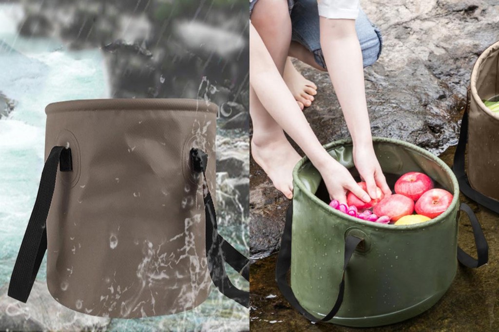 Portable Collapsible Bucket Easy Storage Folding Bucket Portable ...