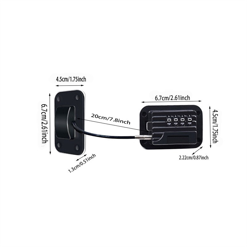 1 Pc Password Baby Safety Lock Home Security Protection Window ...