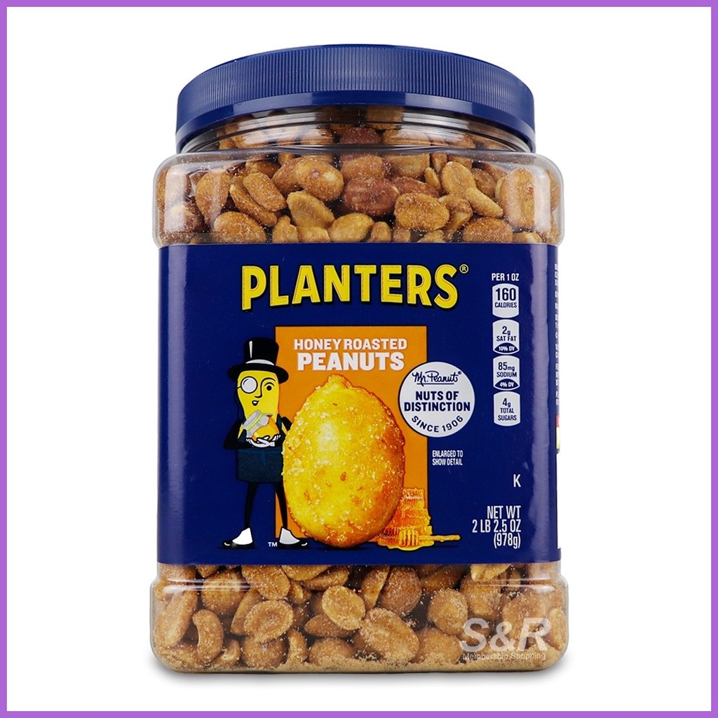 ♨ ∆ Planters Honey Roasted Peanuts 978g | Shopee Philippines