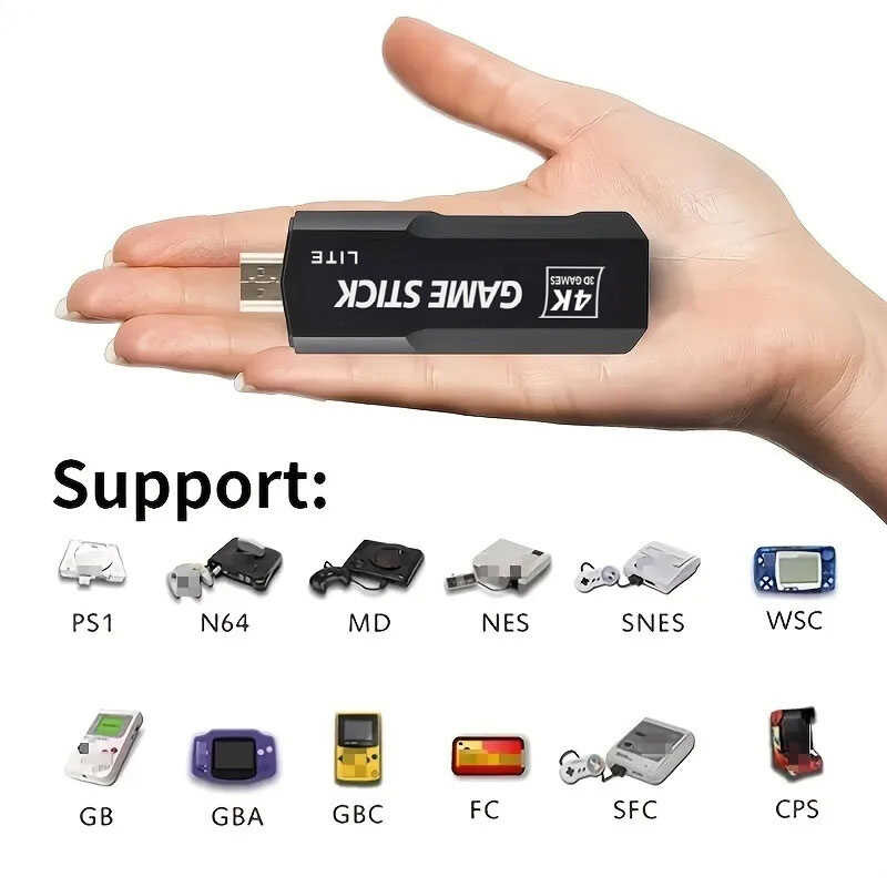 PLUS X2 Video Game Stick Console 2.4G Double Wireless Controller 40000 ...