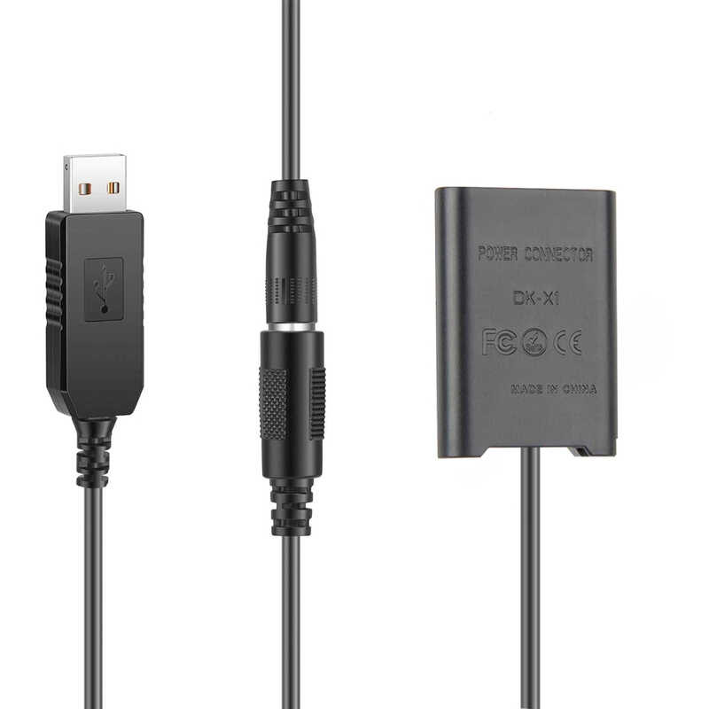HangTon 5V USB zu NP-BX1 Dummy-Akku für Sony ZV1 M4 M7 RX100 RX1R WX80