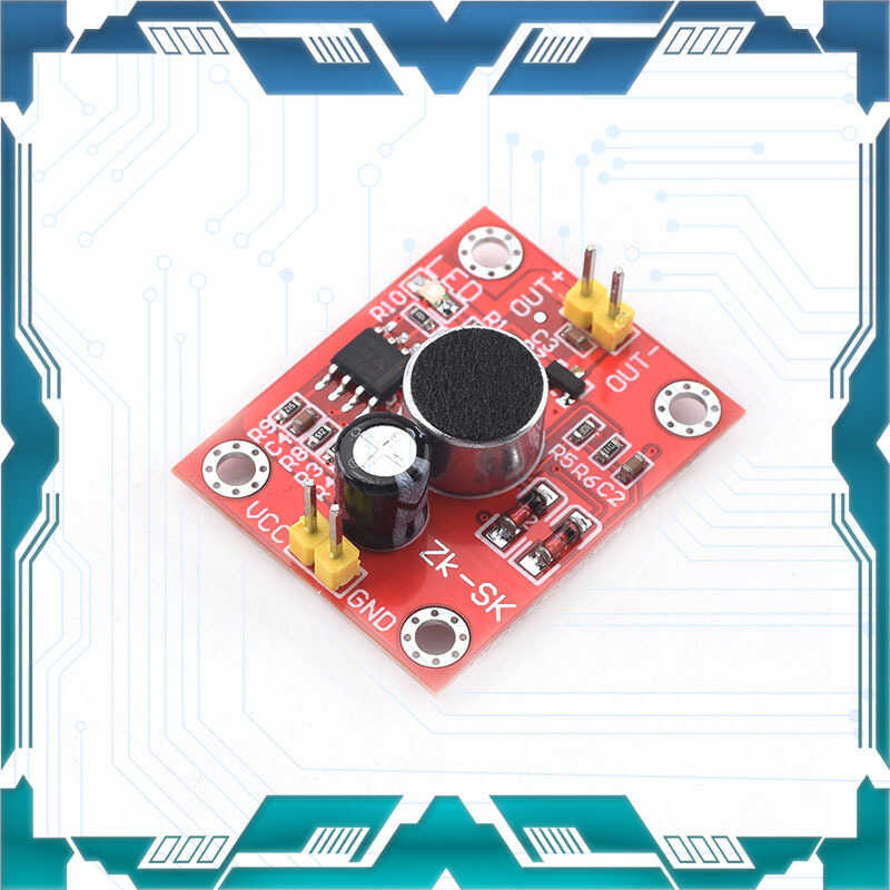 Sound Sensor Module Microphone Voice Control Delay Direct Drive LED ...