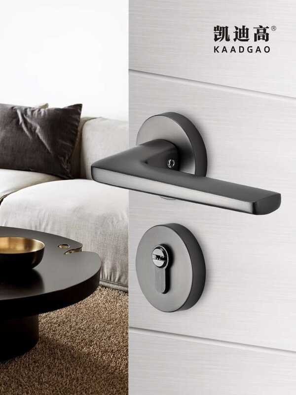 Bedroom Door Lock, Indoor Door Lock, Nordic Silent Magnetic Split Lock ...