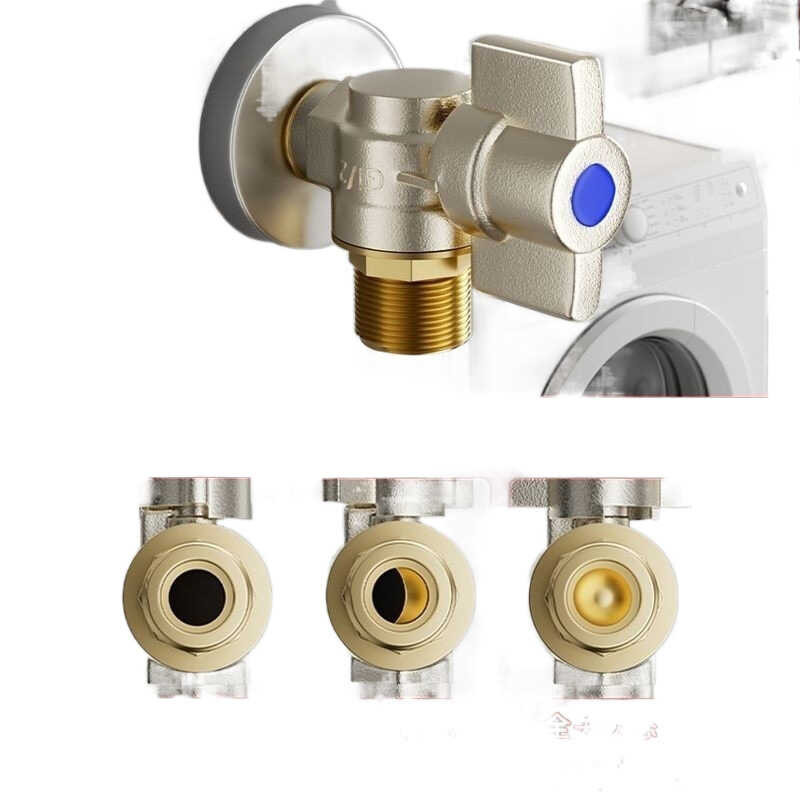 high flow Copper triangle valve for fully cooled hot water gas water ...