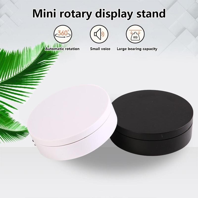 360° Rotation Mini Electric Truntable Rotating Display Stand Motorized ...