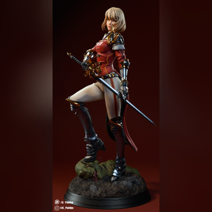 Che Huiyi Female Swordsman High Beauty Resin White Model 15Cm High ...