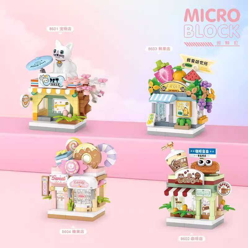 New Loz Puzzle Assembly Building Blocks, Small Particle Street View ...