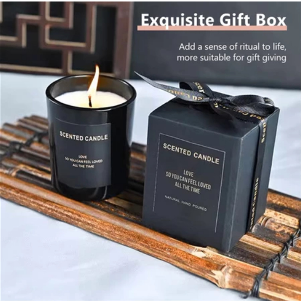 Hot Natural Soy Wax Scented Candles with Ribbon Scented Candle Gift Set ...