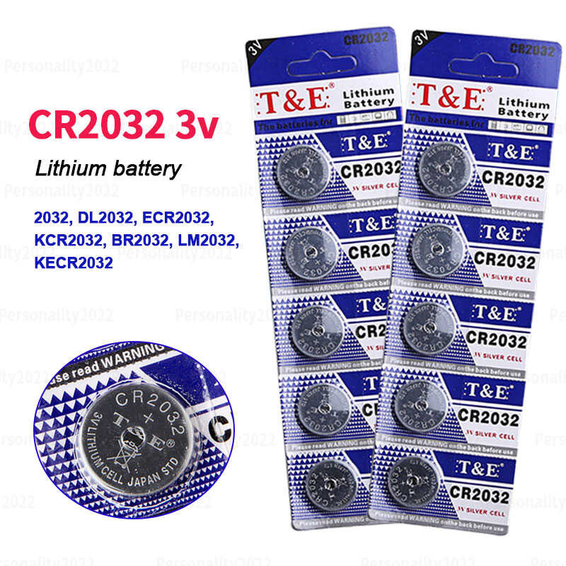 Cr2032 2 99 Lithium 3V Dl2032 Ecr2032 2032 Br2032 Button Cell Battery ...