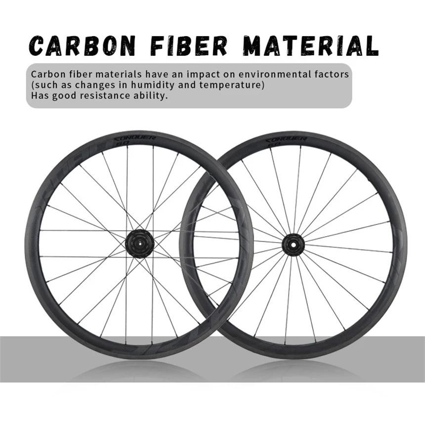 Litepro 700C Carbon Wheelset MTB/Road Bicycle Lightweight Wheel Low ...