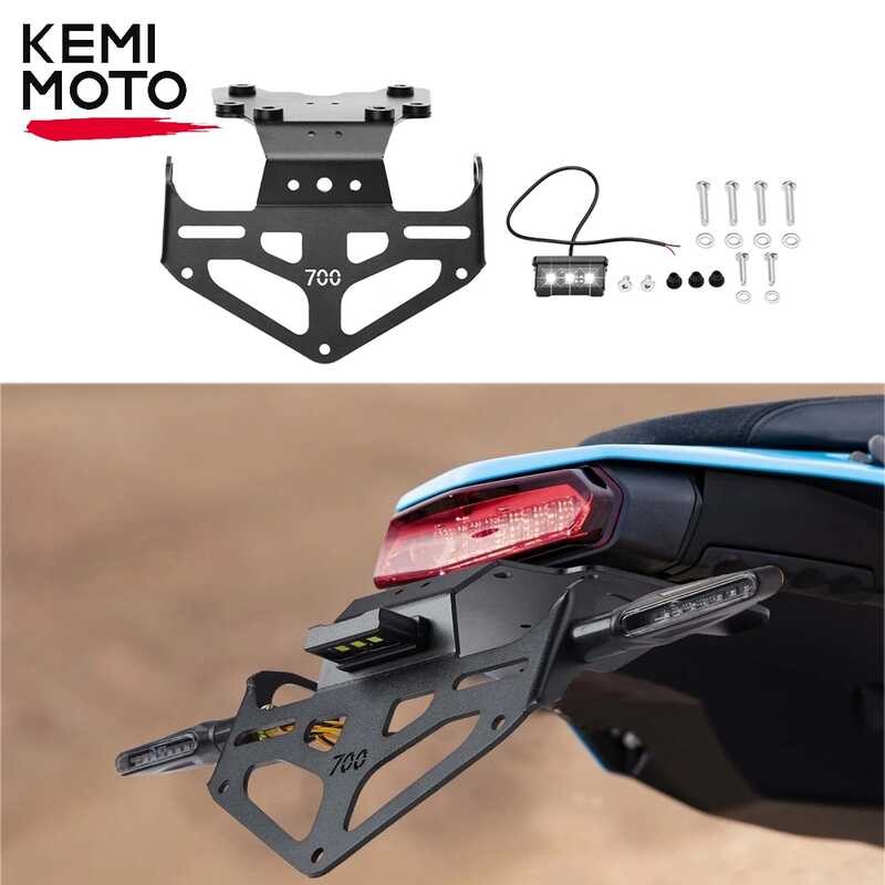 43 For Yamaha Tenere 700 2019 2020-2023 Motorcycle Rear License Plate ...