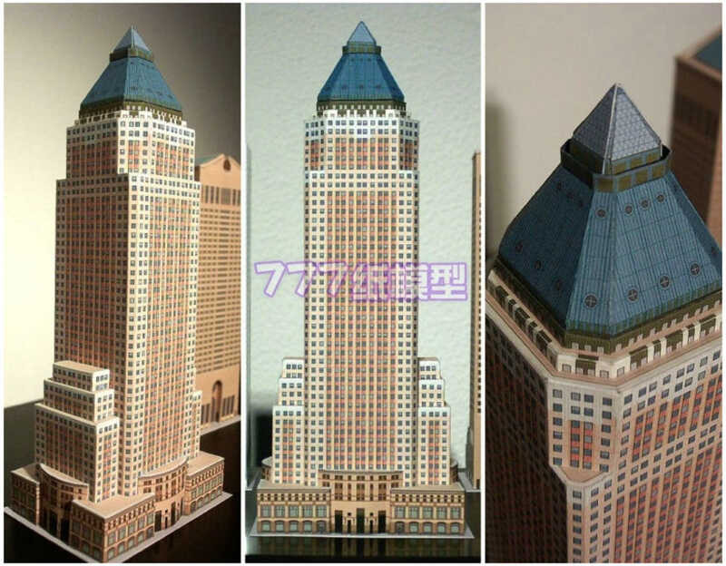 777 Model] American Skyscraper 36 Office Building High-Rise Building ...