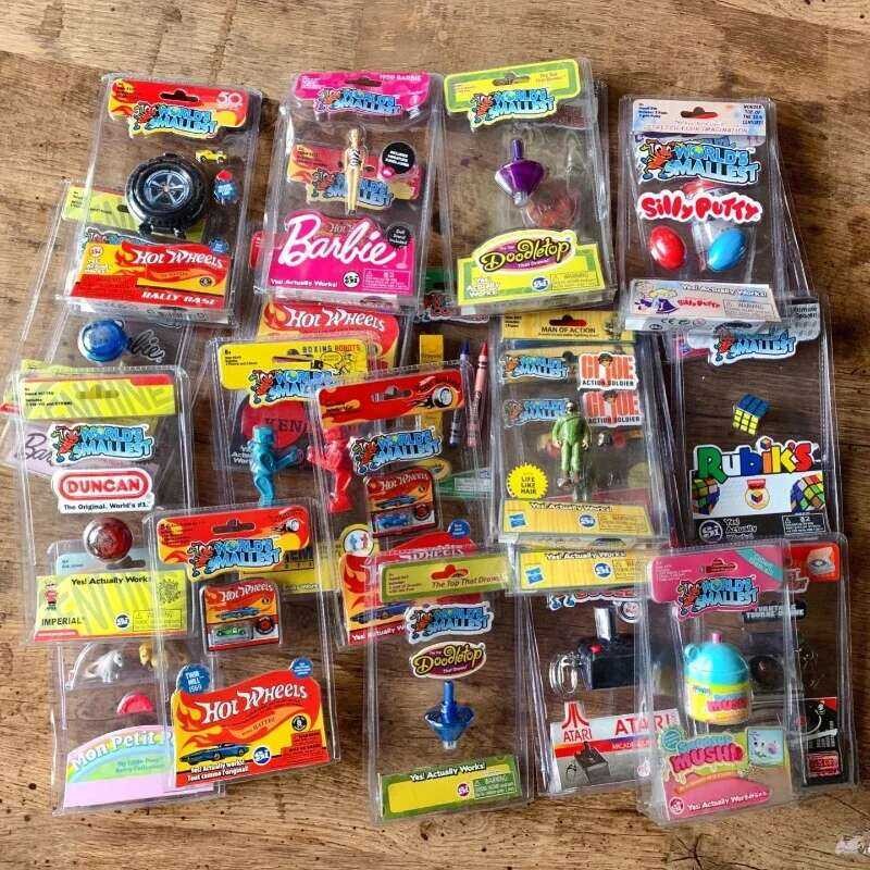 Ultra Mini Classic Toy World Smallest Miniature Keychain Pendant Alloy ...