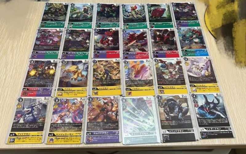 Japanese Digimon Digimon/Black/Purple/Yellow/Green C/U Collection EX3 A ...