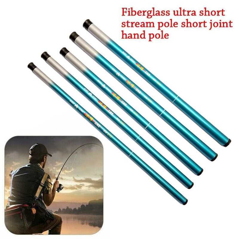 488 Ultralight Telescopic Fishing Rod Travel Stream Lake Hand Pole Carp ...