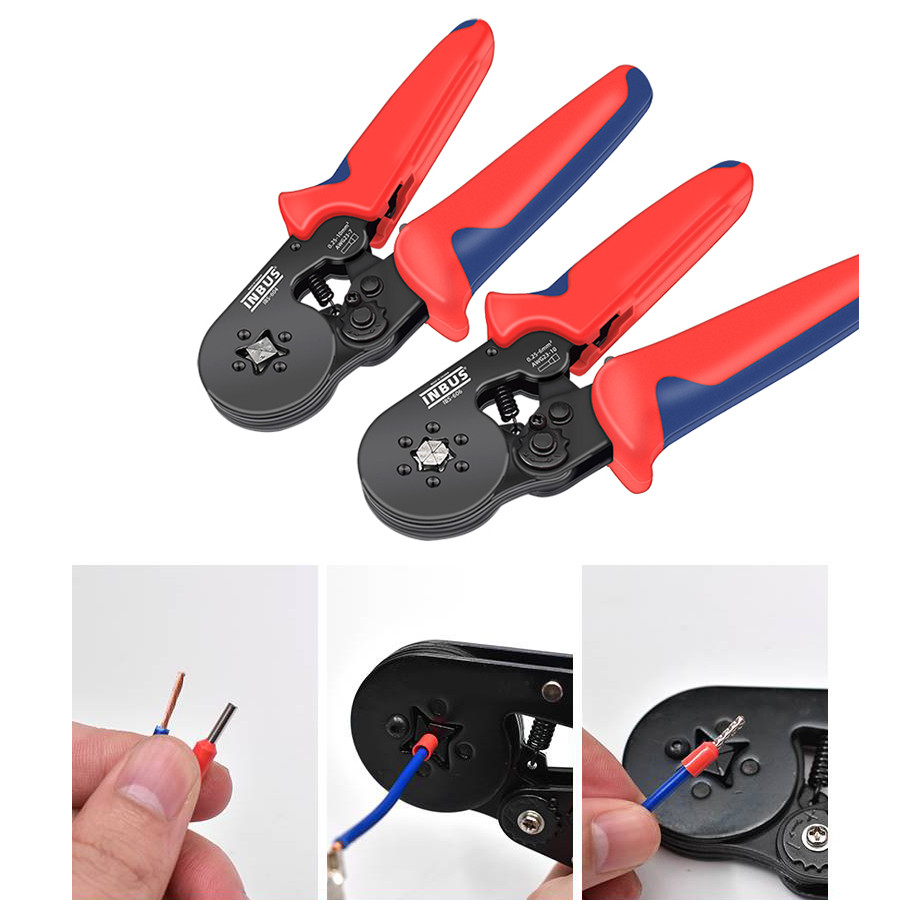 Taiwan INBUS Adjusting Ratchet Crimper Pliers Self-Adjusting Square ...