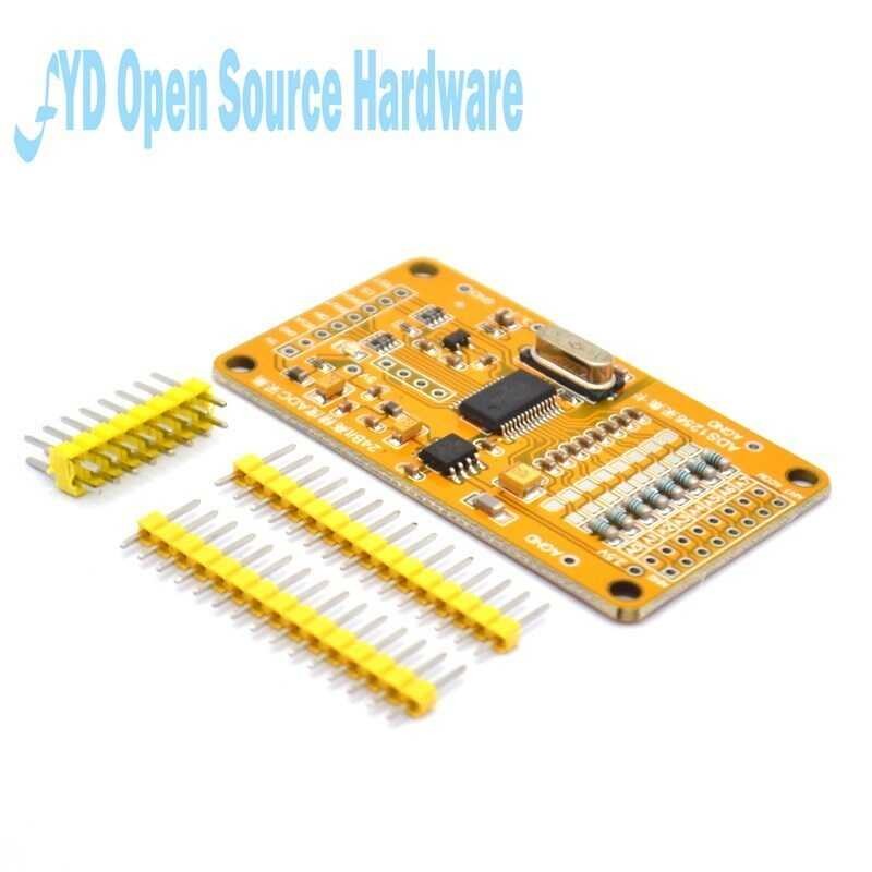 Updated 1PCS ADS1256 24 ADC8 Road AD -precision ADC Data Acquisition ...