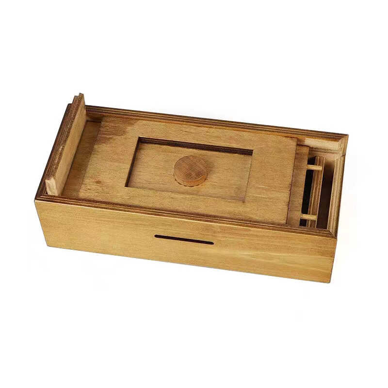 Boxes Wooden Secret Compartment Brain Ser Puzzle Unlock IQ Challenge ...