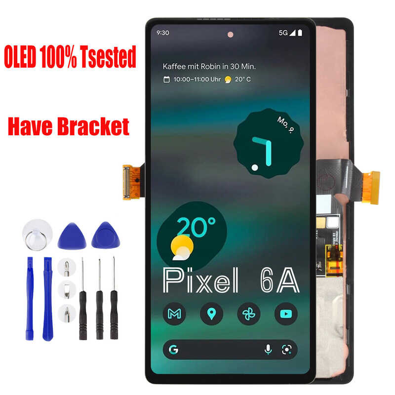 Para Sa Google Pixel 6A LCD Replacement Kits Digitizer Touch Screen ...