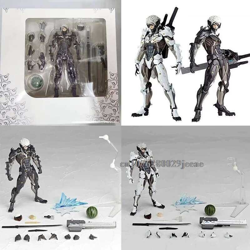 Kaiyodo Revoltech Metal Gear Solid Raiden Action Figure PVC Joint ...