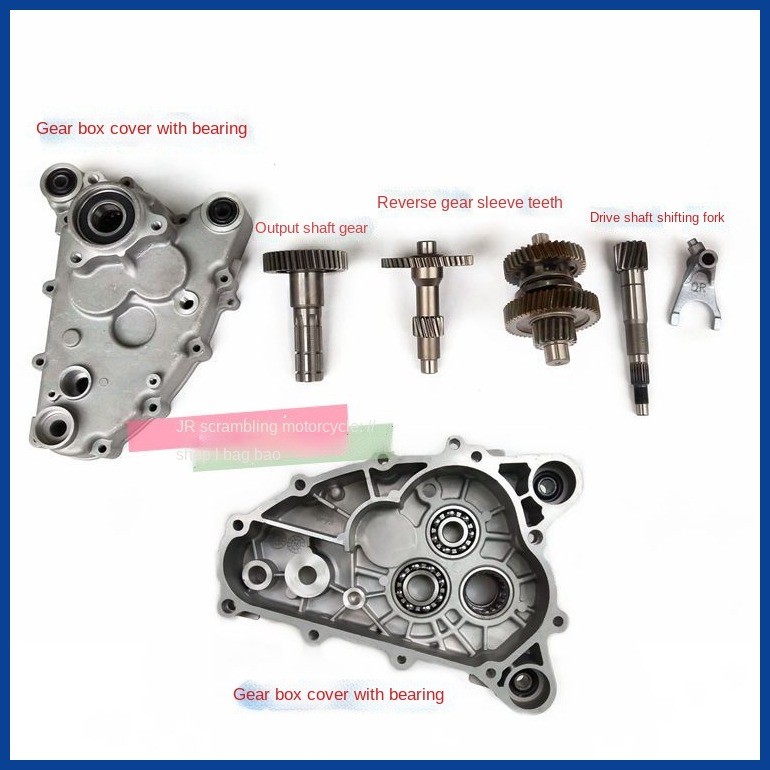 Gearbox ATV karting GY6 built-in reverse gearbox gear set engine parts ...