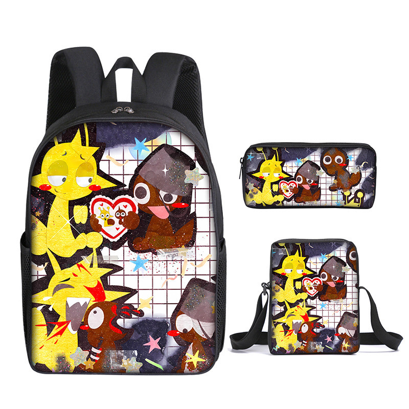 3pcs/Set Sprunki Incredibox Sprunki Backpack For Students | Shopee ...