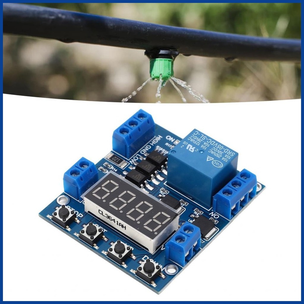 Treee 1 Channel Relay Module Delay Power Off Trigger Voltage Upper ...