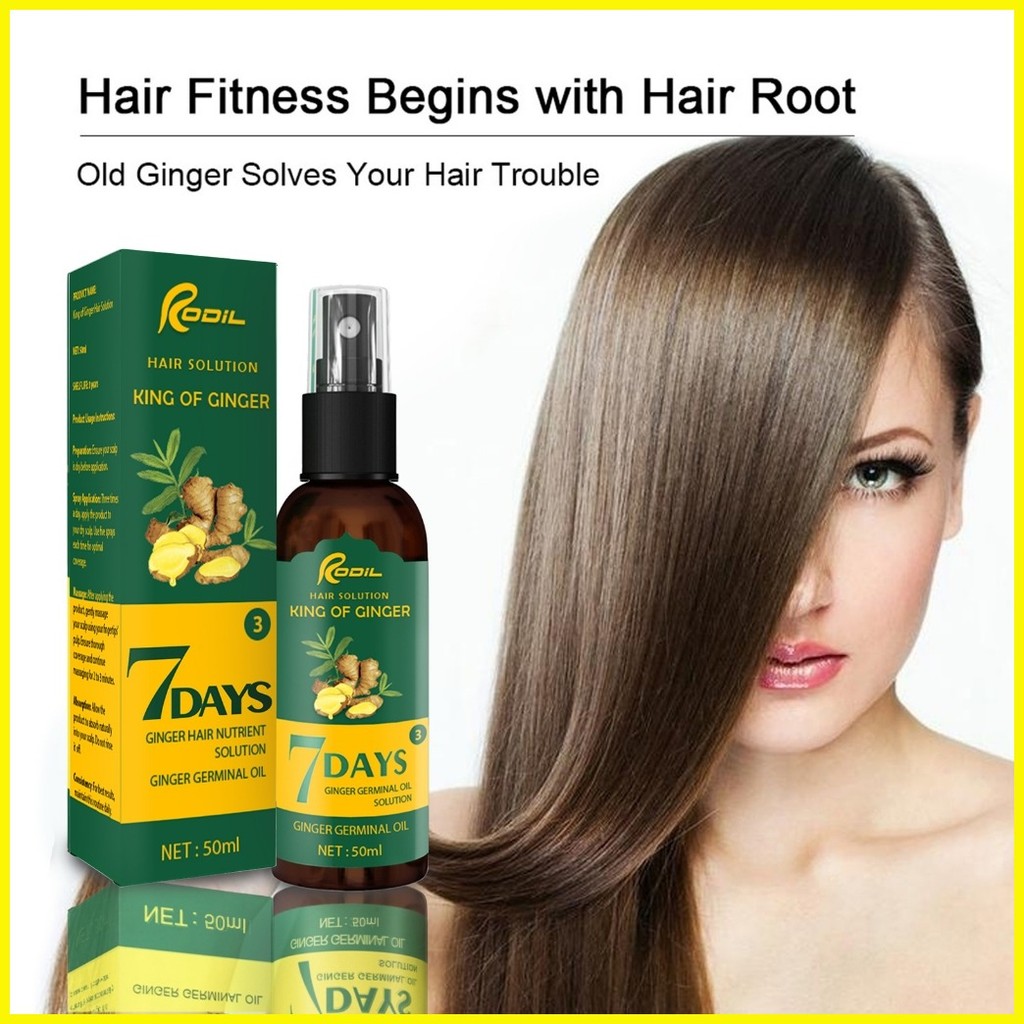 RODIL King of Ginger Hair Grower Spray Nourishing Oil 7 Days for Hair ...