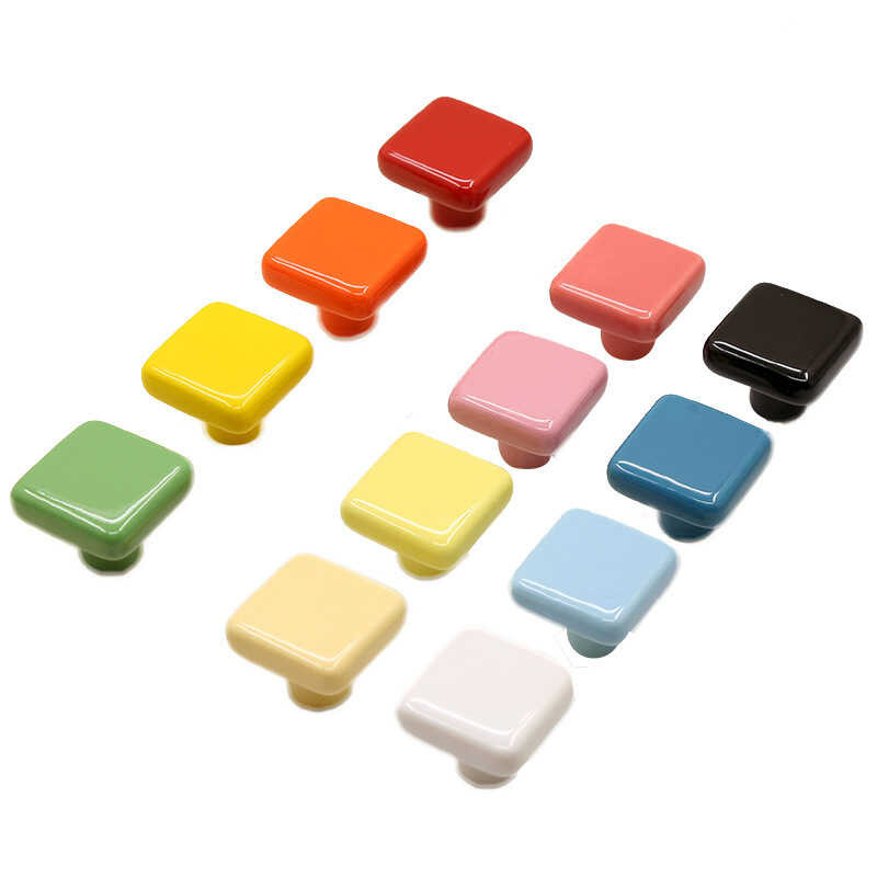 Colored Ceramic Cabinet Door Handles, Minimalist Cabinets, Wardrobes ...