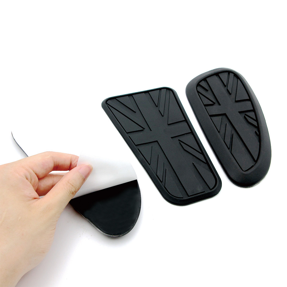 Motor Retro Cafe Racer Gas Fuel Tank Sticker Protector Sheath Knee Tank ...