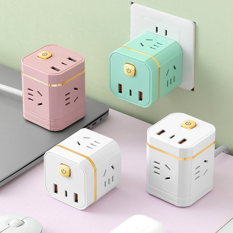 Just Cow Rubik's Cube Converter Compact Portable Stereo Socket USB Port ...