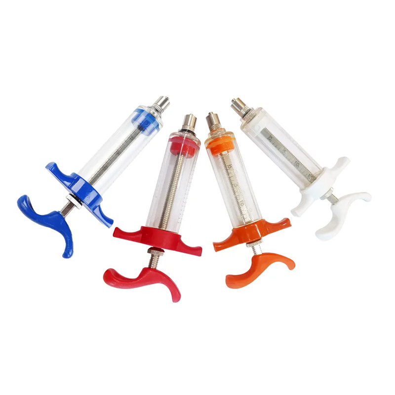 10/30ml TPX Veterinary Fiber Glass Syringe Poultry Vaccine Injection ...
