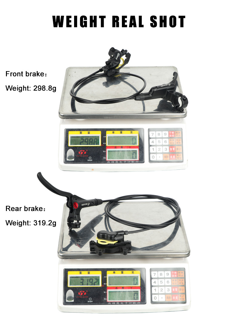 ZOOM HB-876 MTB Hydraulic Disc Brake 4 Piston 800/1400mm Mountain Bike ...