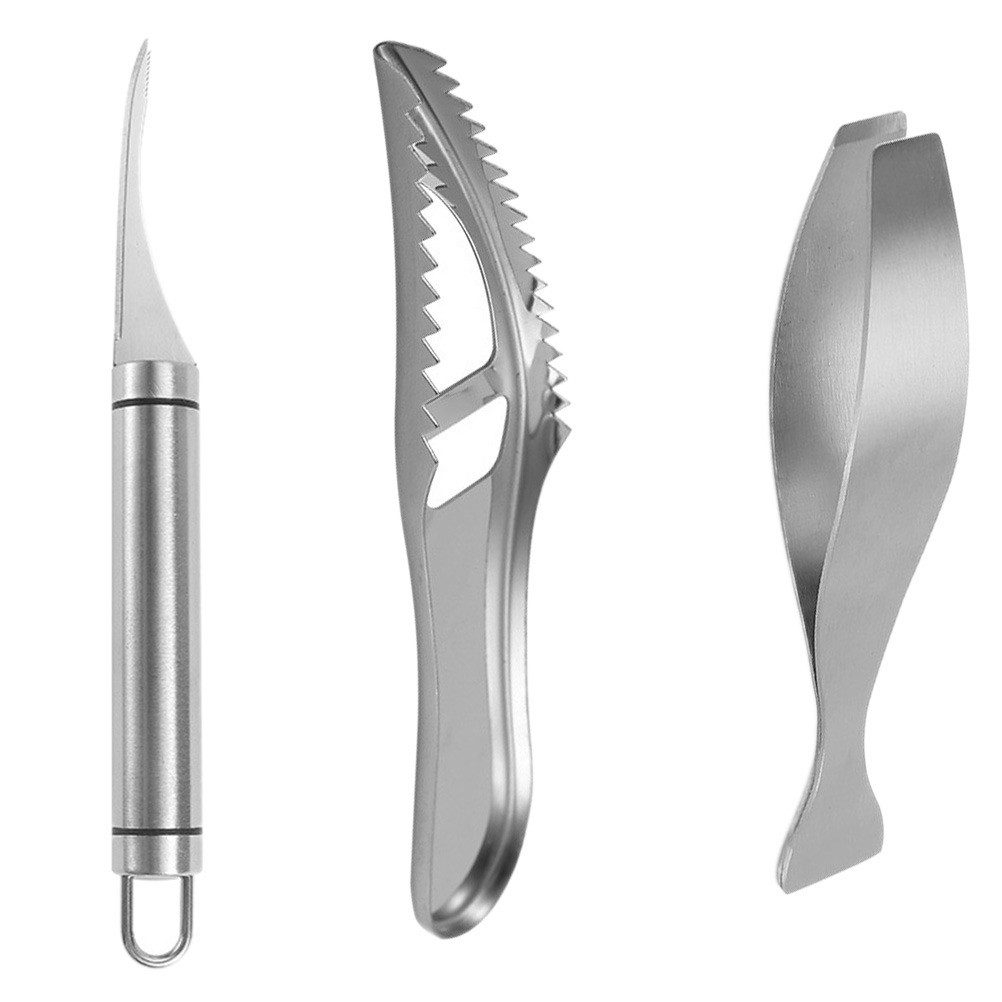 のゎ Stainless Fish Scale Planer For Cleaning Scraper Tools Remover ...