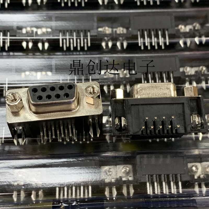 DR9 female hole DR-9S 90 degree bent pin/serial port female socket ...